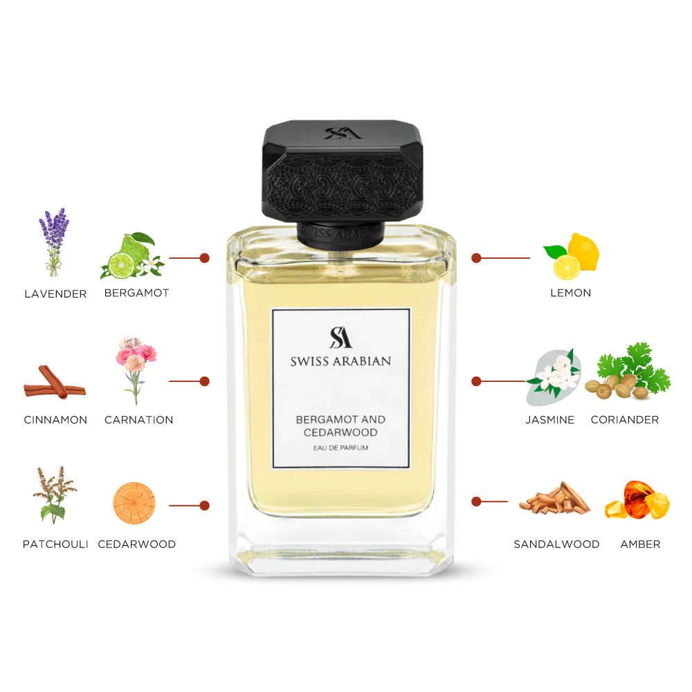 Bergamot And Cedarwood 100ml EDP By Swiss Arabian