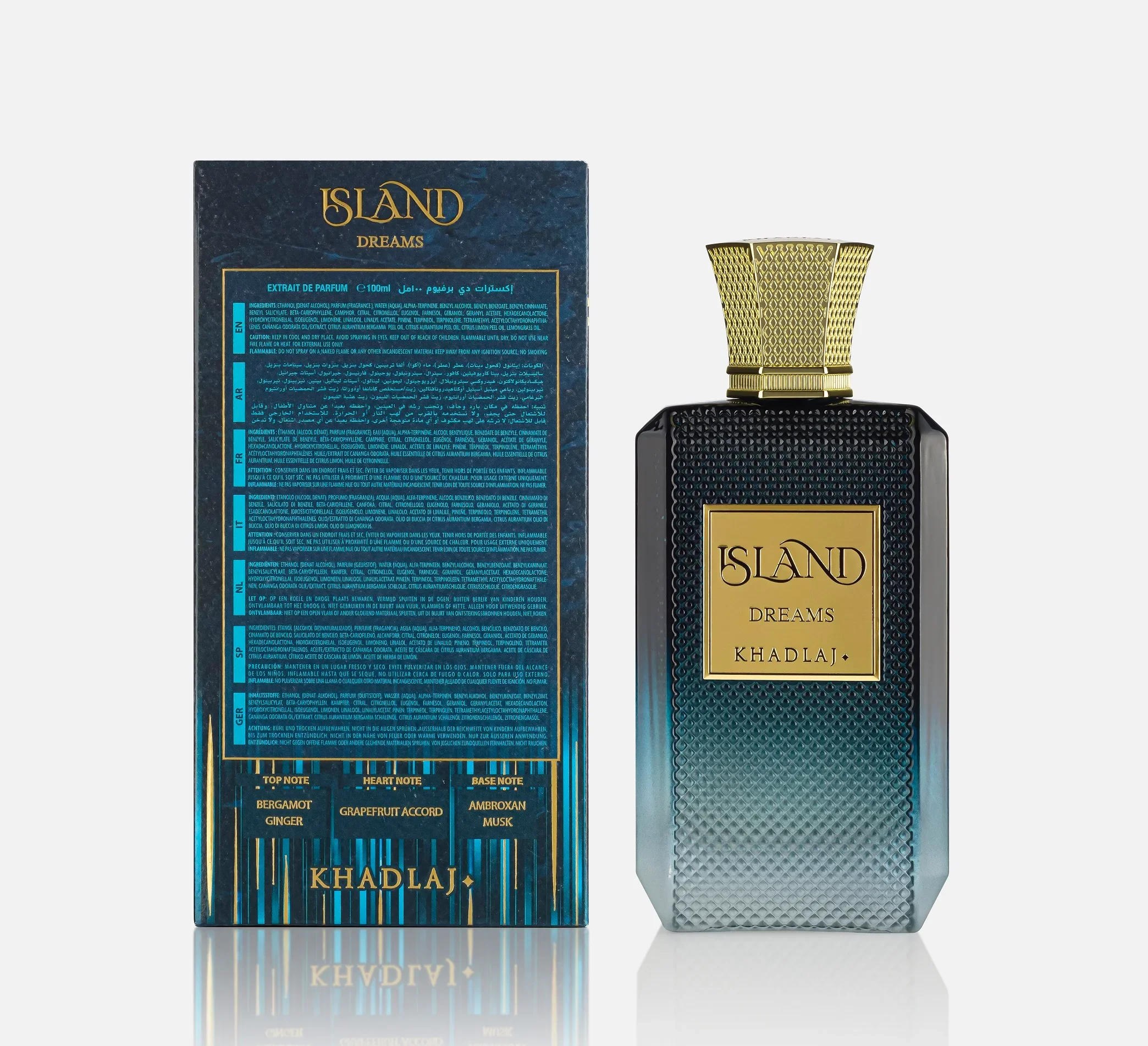 Island Dreams 100ml EDP By Khadlaj - Image 2