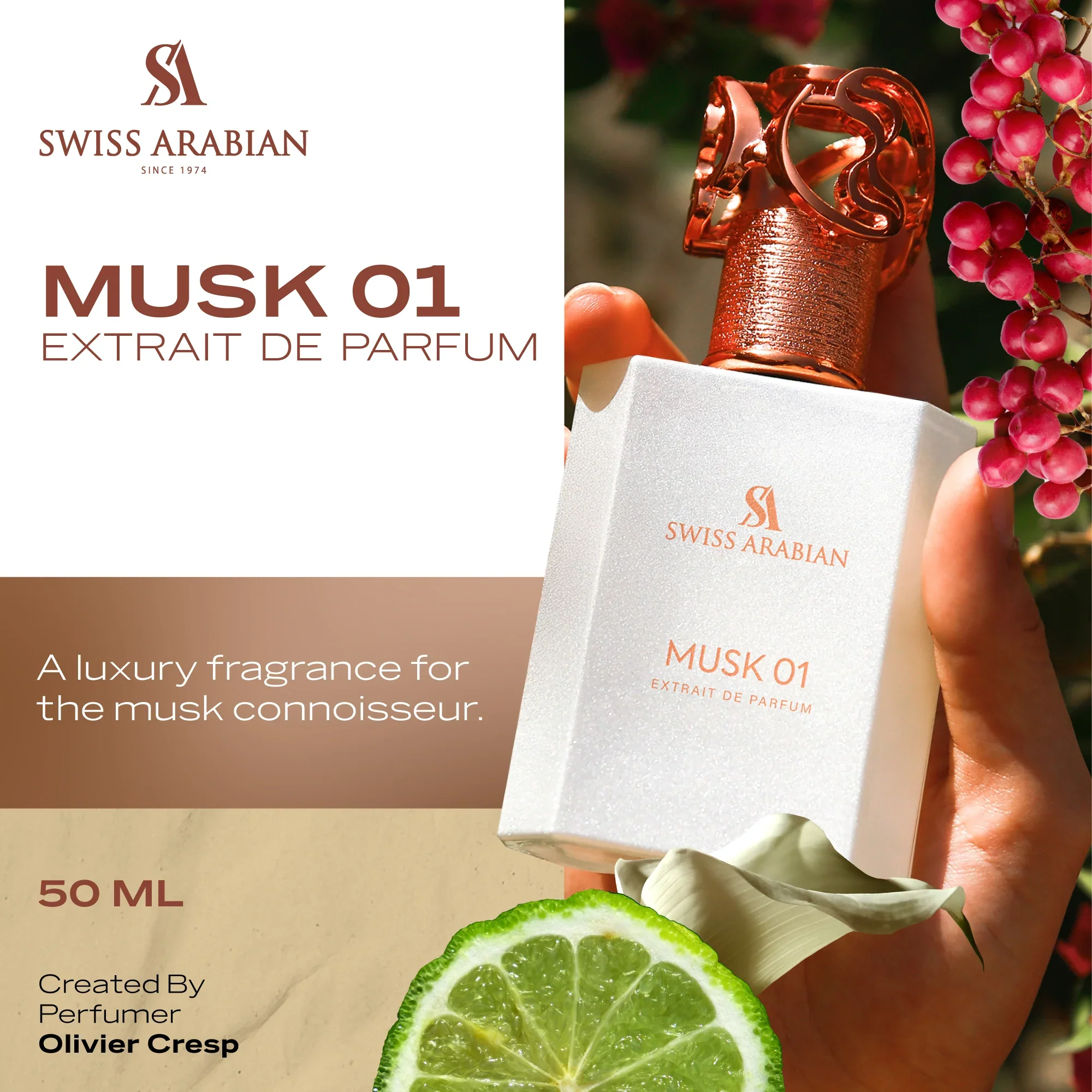 Musk 01 50ml EDP By Swiss Arabian - Image 4