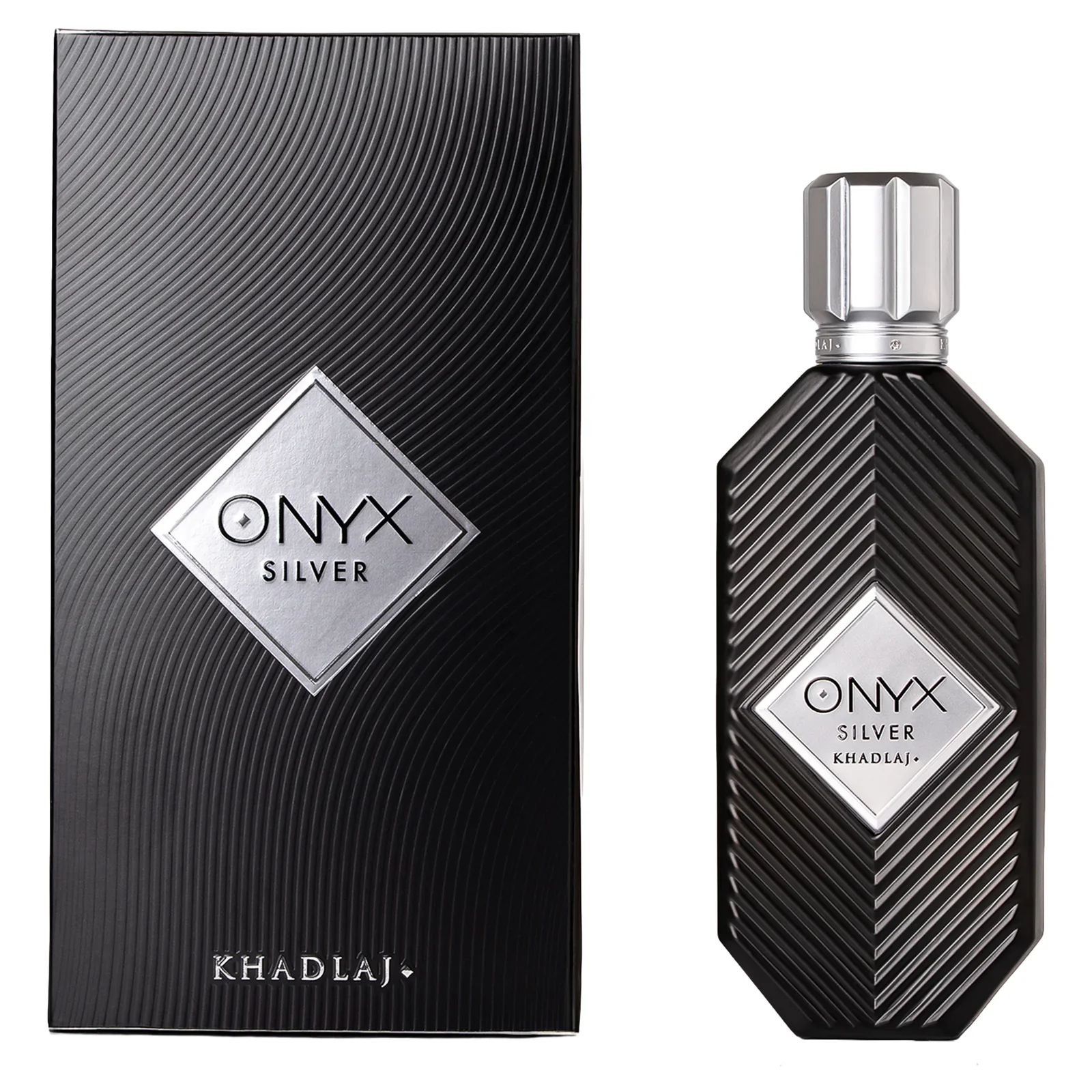 Onyx Silver 100ml EDP By Khadlaj - Image 2